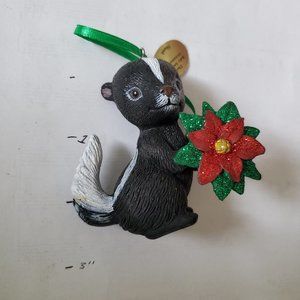 Danbury Mint The Baby Animal Ornaments skunk
